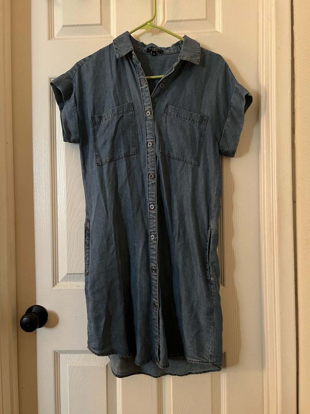 Velvet Heart Los Angeles Denim Button Up Shirt Dress XS